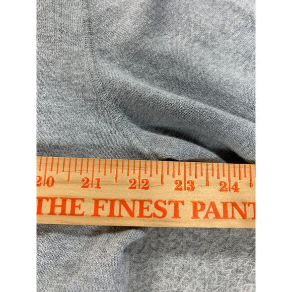 The North Face Cotton/Wool‎ Quarter Zip Pullover Sweater (Men's Large) Gray - Picture 9 of 13